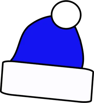 Blue Winter Hat Clipart PNG Image