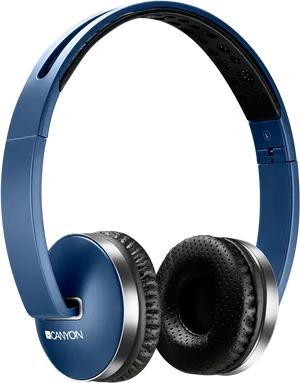 Blue Wireless Headphones Canyon PNG Image