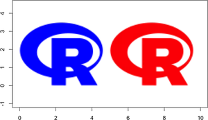 Blueand Red Registered Trademark Symbols PNG Image