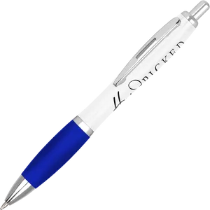 Blueand Silver Ballpoint Pen PNG Image