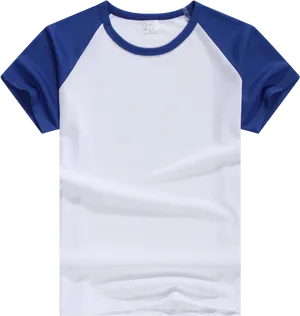 Blueand White Raglan T Shirt PNG Image