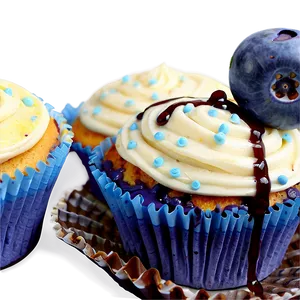 Blueberry Cupcakes Png Flb43 PNG Image