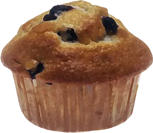 Blueberry Muffin Closeup.png PNG Image