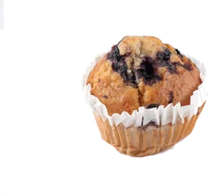 Blueberry Muffin Isolated Background PNG Image