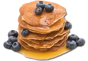 Blueberry Pancakeswith Syrup.png PNG Image