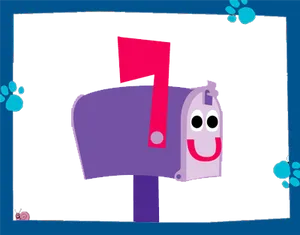 Blues Clues Mailbox Character PNG Image