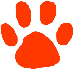 Blues Clues Paw Print Graphic PNG Image