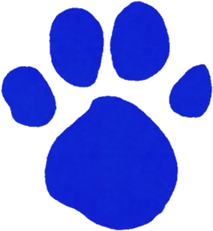 Blues Clues Paw Print PNG Image