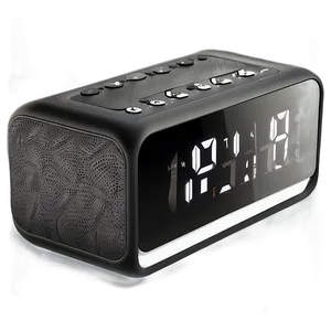 Bluetooth Speaker With Alarm Clock Png 06262024 PNG Image