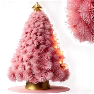 Blush Pink Christmas Tree Png 18 PNG Image