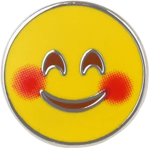 Blushing Smiley Face Emoji.png PNG Image