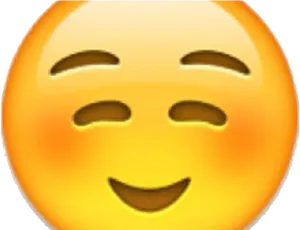 Blushing Smiling Emoji.png PNG Image