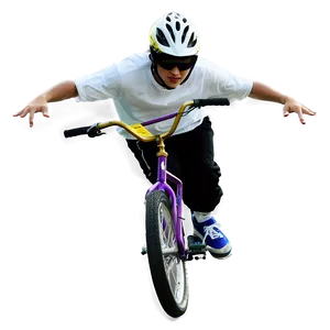 Bmx Bike Dynamic Pose Png Fhy86 PNG Image