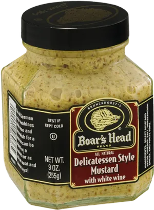 Boars Head Delicatessen Style Mustard PNG Image