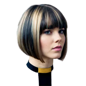 Bob Cut Fashion Png 06272024 PNG Image