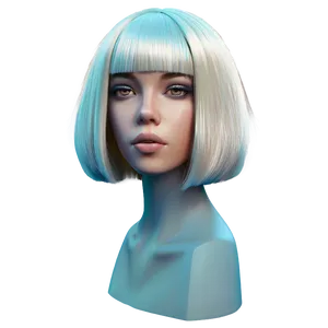 Bob Cut Fashion Png Dbb PNG Image