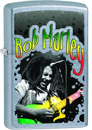 Bob Marley Lighter Design PNG Image