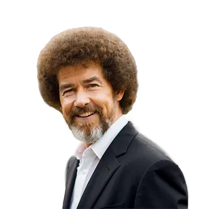 Bob Ross Hair A PNG Image