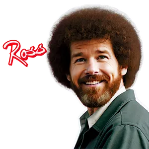 Bob Ross Signature Hair Png Nhr PNG Image