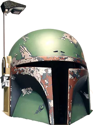 Boba Fett Helmet Detail PNG Image