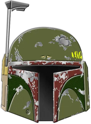 Boba Fett Helmet Iconic Design PNG Image