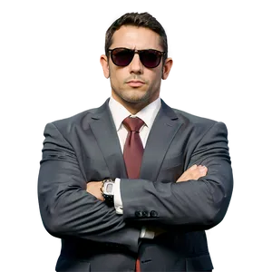 Bodyguard With Sunglasses Png Utg55 PNG Image