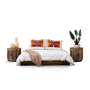 Bohemian Bedroom Decor Png Cgh47 PNG Image