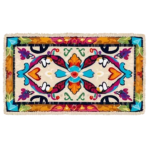 Bohemian Style Welcome Mat Png 06282024 PNG Image