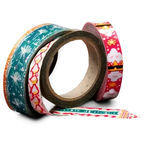 Boho Washi Tape Aesthetic Png 06272024 PNG Image