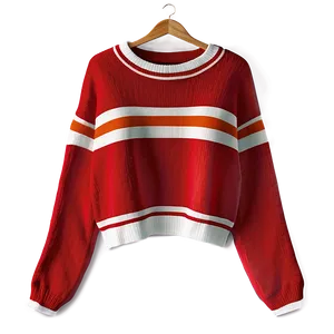 Bold Red Sweater Png 06292024 PNG Image