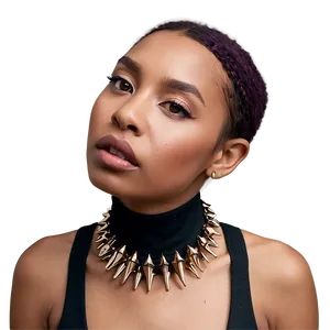 Bold Spiked Choker Fashion Png 9 PNG Image