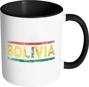 Bolivia Flag Design Mug PNG Image