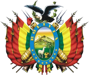 Bolivian Coatof Arms PNG Image