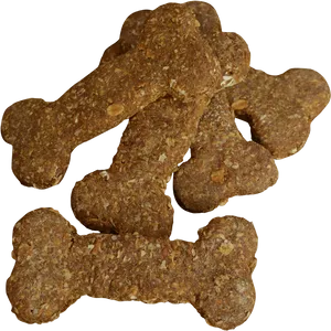 Bone Shaped Dog Biscuits Stacked PNG Image