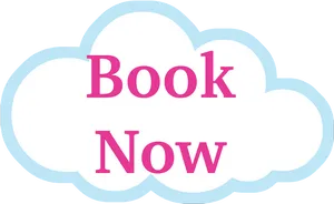 Book Now Cloud Graphic PNG Image