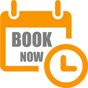 Book Now Icon Calendar Clock PNG Image