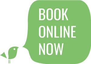 Book Online Now Bird Graphic PNG Image