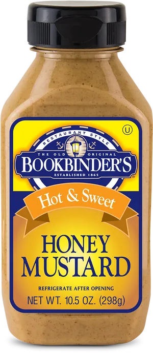 Bookbinders Honey Mustard Bottle PNG Image