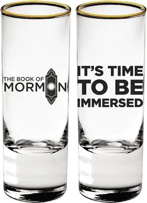 Bookof Mormon Themed Glasses PNG Image