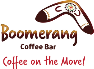 Boomerang Coffee Bar Logo PNG Image