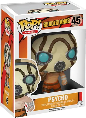 Borderlands Psycho Pop Vinyl Figure45 PNG Image