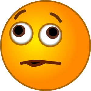 Bored Emoji Expression PNG Image