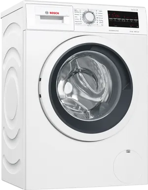 Bosch Front Load Washing Machine PNG Image