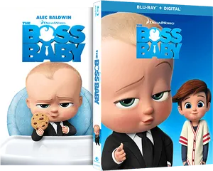 Boss Baby Animated Movie Cover PNG Image