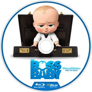 Boss Baby Blu Ray Cover Art PNG Image