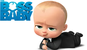 Boss Baby Character Pose PNG Image