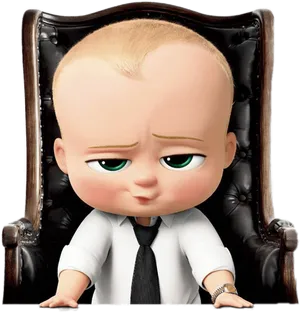 Boss Babyin Executive Chair.png PNG Image