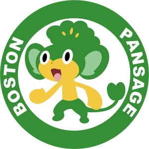 Boston Pansage Mascot Logo.png PNG Image