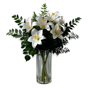 Bouquet In Vase Png 14 PNG Image