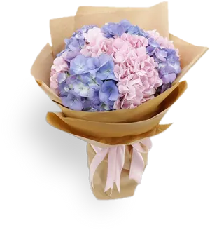 Bouquetof Hydrangeas PNG Image